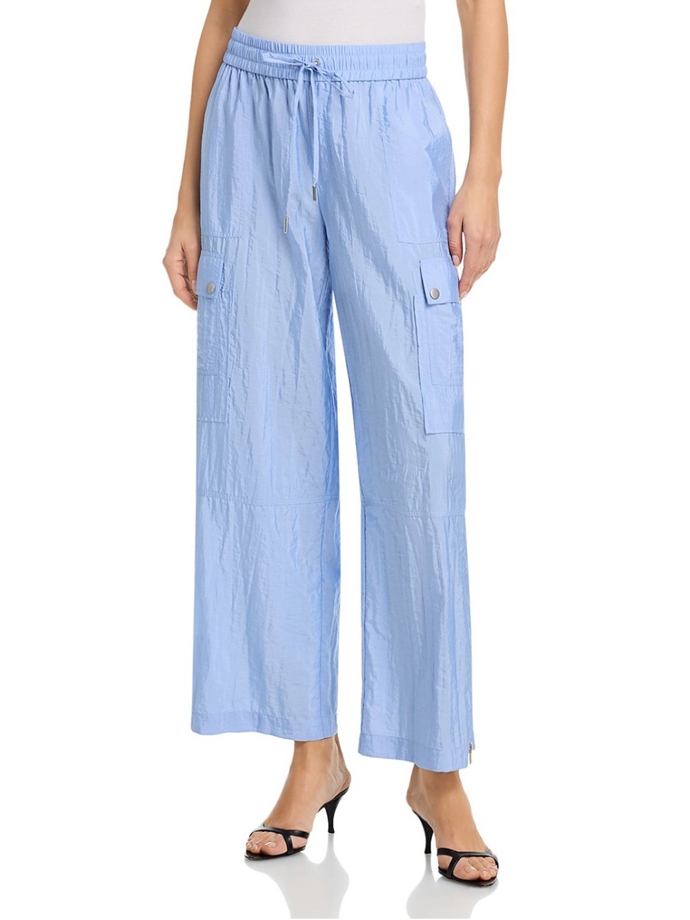 cinq a sept Sky Blue Indira Wide-Leg Cargo Pants